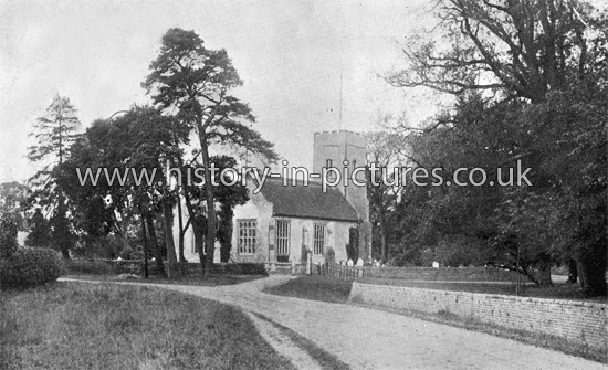 The Church, Gosfield, Essex. c.1904